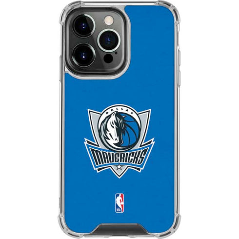 NBA Dallas Mavericks Distressed iPhone 15 Pro Clear Case